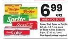 Safeway Coke, Diet Coke, Sprite offer