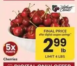 Safeway CHERRIES offer