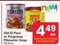 Safeway Old El Paso or Progresso Pitmaster Soup offer