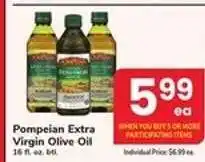 Safeway Pompeian Extra Virgin Olive Oil offer