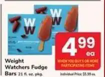 Safeway Weight Watchers Fudge Bars offer