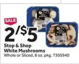 Stop&Shop Stop & Shop White Mushrooms offer