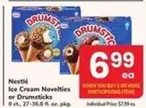 Safeway Nestlé Ice Cream Novelties or Drumsticks offer