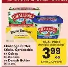 Safeway Challenge Butter offer