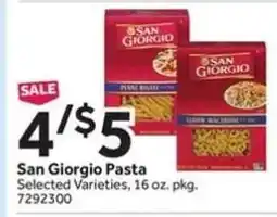 Stop&Shop San Giorgio Pasta offer