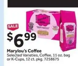 Stop&Shop Marylou’s Coffee offer