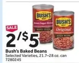 Stop&Shop Bush's Baked Beans offer