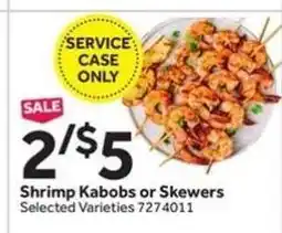 Stop&Shop Shrimp Kabobs or Skewers offer