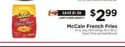 ShopRite McCain French Fries offer