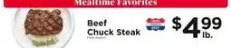 ShopRite Beef Chuck Steak offer