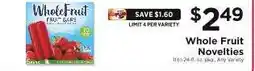 ShopRite Whole Fruit Novelties offer