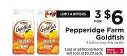 ShopRite Pepperidge Farm Goldfish offer
