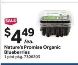 Stop&Shop Nature’s Promise Organic Blueberries offer