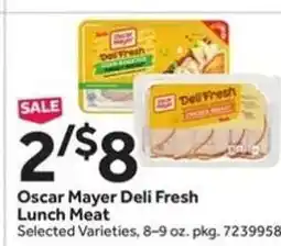 Stop&Shop Oscar Mayer Deli Fresh Lunch Meat offer