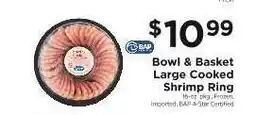 ShopRite Bowl & Basket Large Cooked Shrimp Ring offer