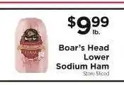 ShopRite Boar's Head Lower Sodium Ham offer