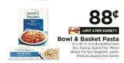 ShopRite Bowl & Basket Pasta offer
