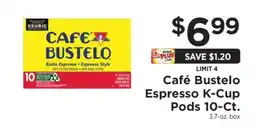 ShopRite Café Bustelo Espresso K-Cup Pods 10-Ct offer