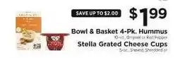 ShopRite Bowl & Basket 4-Pk. Hummus offer