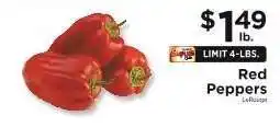 ShopRite Red Peppers offer