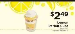 ShopRite Lemon Parfait Cups offer