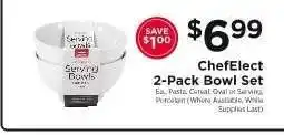 ShopRite ChefElect 2-Pack Bowl Set offer