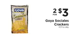 ShopRite Goya Sociales Crackers offer