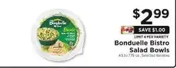 ShopRite Bonduelle Bistro Salad Bowls offer