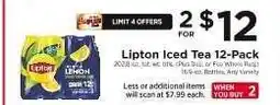 ShopRite Lipton Iced Tea 12-Pack offer