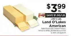 ShopRite Land O Lakes American offer