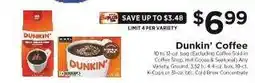 ShopRite Dunkin' Coffee offer