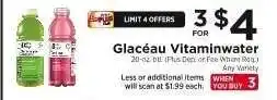 ShopRite Glaceau Vitaminwater offer