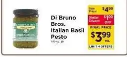 ShopRite Di Bruno Bros. Italian Basil Pesto offer