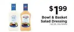 ShopRite Bowl & Basket Salad Dressing offer