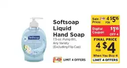 ShopRite Softsoap Liquid Hand Soap offer