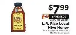 ShopRite L. R. Rice Local Hive Honey offer