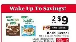 ShopRite Kashi Cereal offer