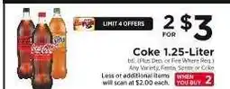 ShopRite Coke 1.25-Liter offer