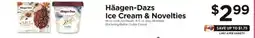 ShopRite Häagen-Dazs Ice Cream & Novelties offer