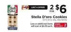 ShopRite Stella D'oro Cookies offer