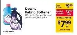 ShopRite Downy Fabric Softener offer