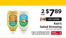 ShopRite Ken's Salad Dressing offer