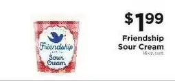 ShopRite Friendship Sour Cream offer