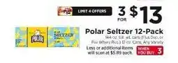 ShopRite Polar Seltzer 12-Pack offer