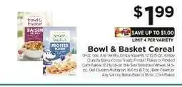 ShopRite Bowl & Basket Cereal offer