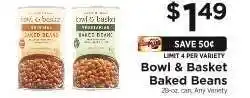 ShopRite Bowl & Basket Baked Beans offer