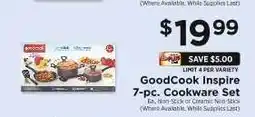 ShopRite GoodCook Inspire 7-pc. Cookware Set offer