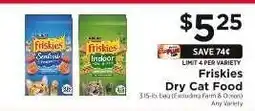 ShopRite Friskies Dry Cat Food offer