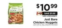 ShopRite Just Bare Chicken Nuggets offer