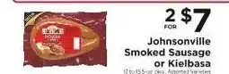 ShopRite Johnsonville Smoked Sausage or Kielbasa offer